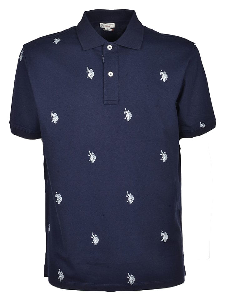 U.S. Polo Assn. Poloshirt in Dunkelblau - S