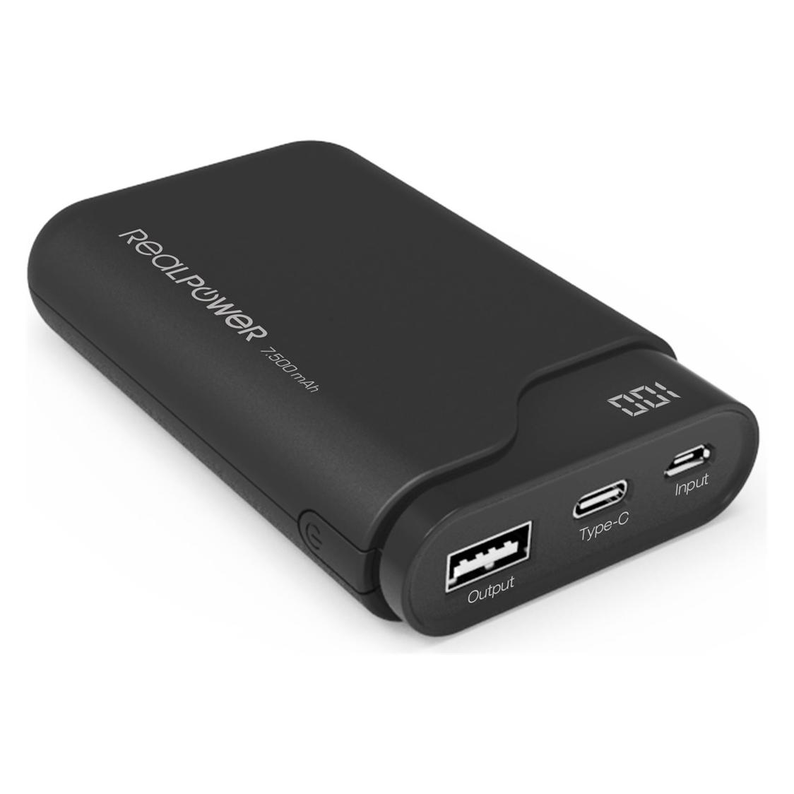 RealPower PB-7500C (7500 mAh, 27.75 Wh) (243924)