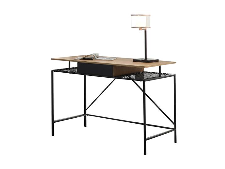 SalesFever Schreibtisch Natur/Schwarz