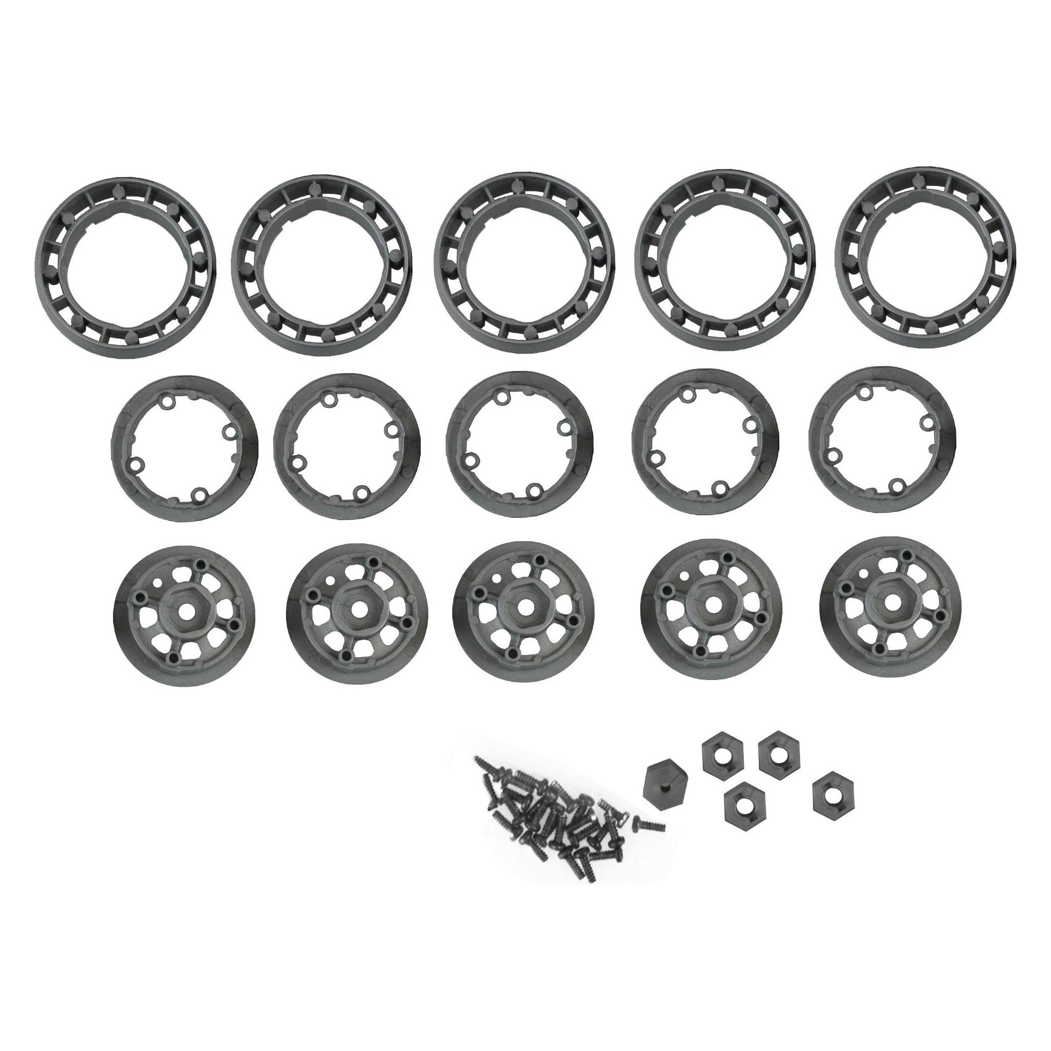 Amewi AM18 Bead Lock Felgen Set grau (39883729)