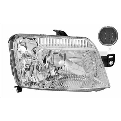 TYC Hauptscheinwerfer 20-0336-05-2 H4 links für Fiat