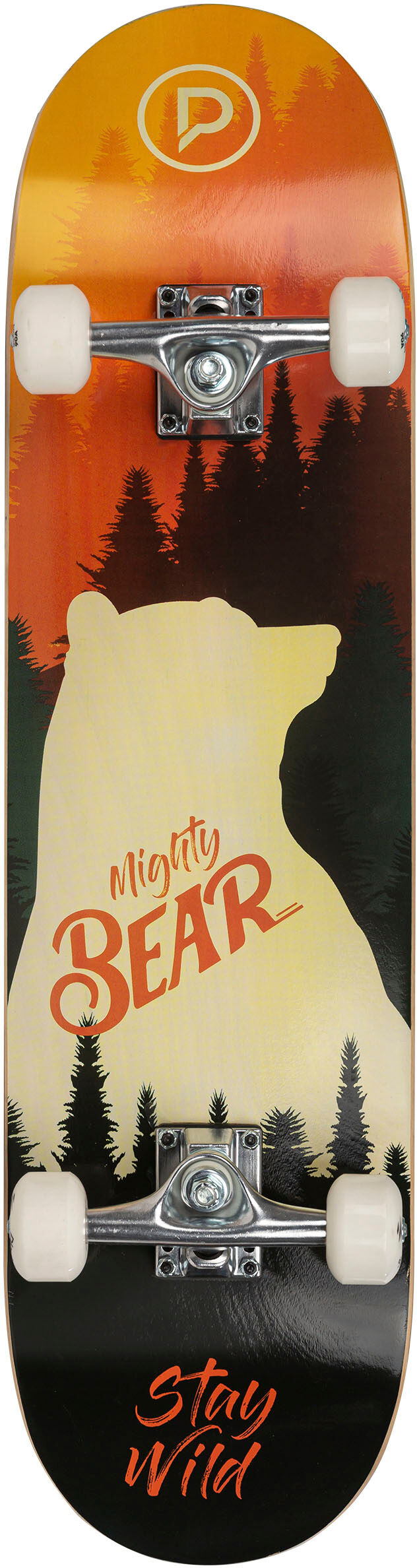 Skateboard PLAYLIFE "Mighty Bear", bunt (mehrfarbig), Skateboards, Skateboard