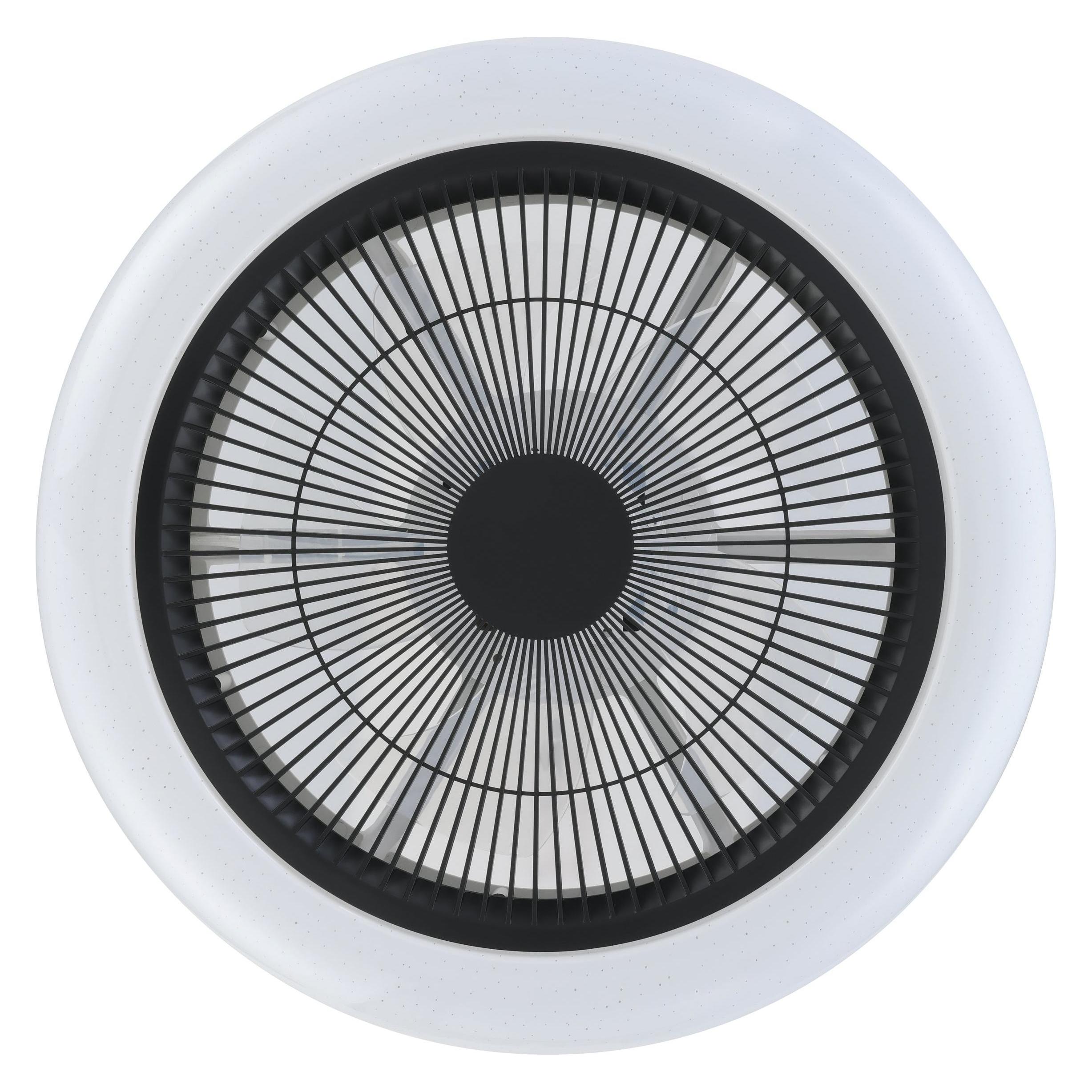 EGLO Kostena Deckenventilator mit Lampe - 45,5 cm - 3 Geschwindigkeiten - einstellbares weisses Licht (47 dB) (35139)