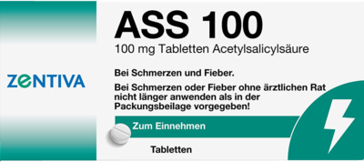 Zentiva Pharma GmbH ASS 100 100 St 16384540