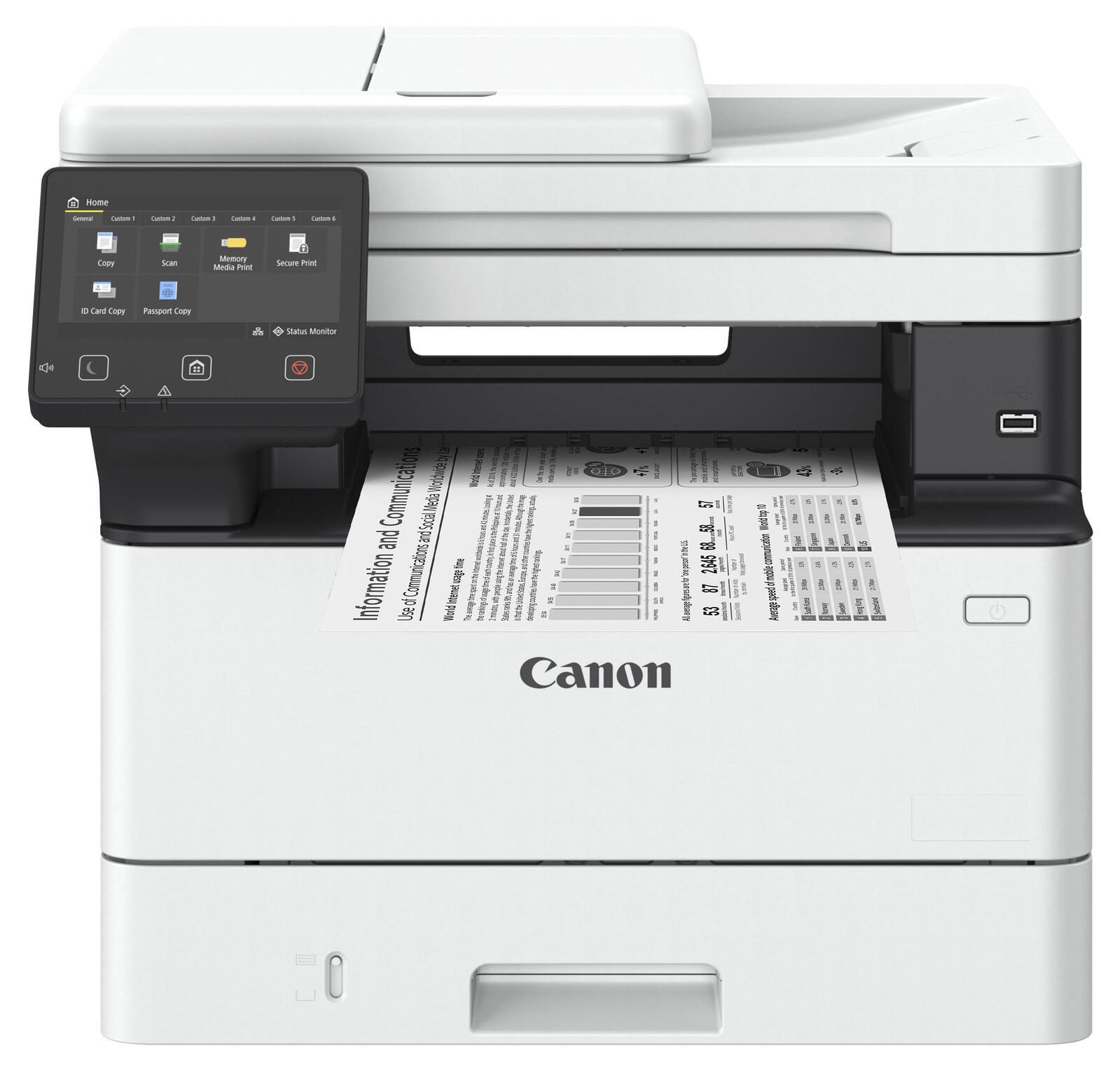Canon i-SENSYS MF465dw II Laser-Multifunktionsdrucker s/w 7188C007