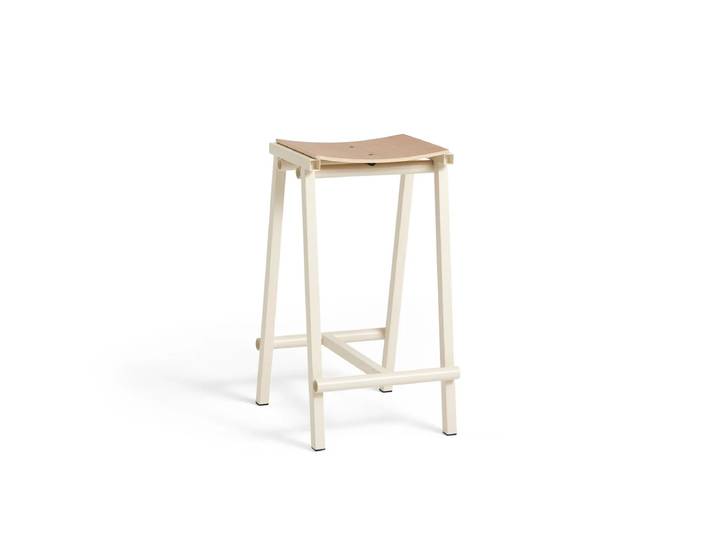 HAY - Taburete 8 Barhocker, niedrig, Eiche natur / eggshell