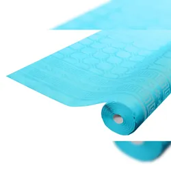 Pronappe RD260606I 12x Papiertischdecke auf Rolle mit Damastprägung6x1,18m Azurblau