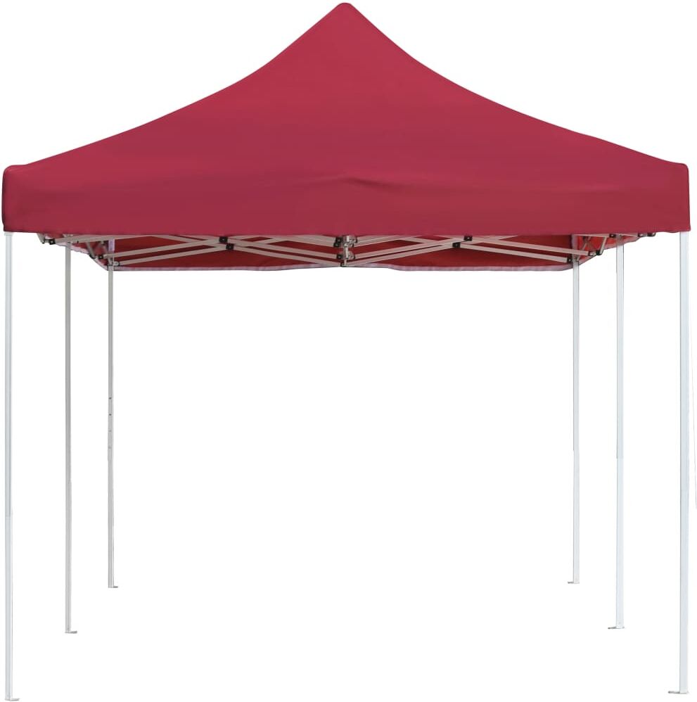 vidaXL Tente de réception pliable Aluminium 6x3 m Bordeaux