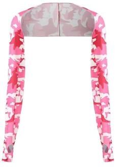Useful Little Things Premium Cooling Shawl Arm Sleeves With Finger Holes camouflage Rose