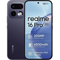 realme 16 Pro (512 GB, Pebble Grey, 6.78", Dual SIM, 5G), Smartphone, Grau