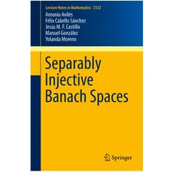 Separably Injective Banach Spaces, Fachbücher von Félix Cabello Sánchez, Jesus M. F. Castillo, Antonio Avilés, Félix Cabello Snchez, Antonio Aviles, Jess M F et al Castillo