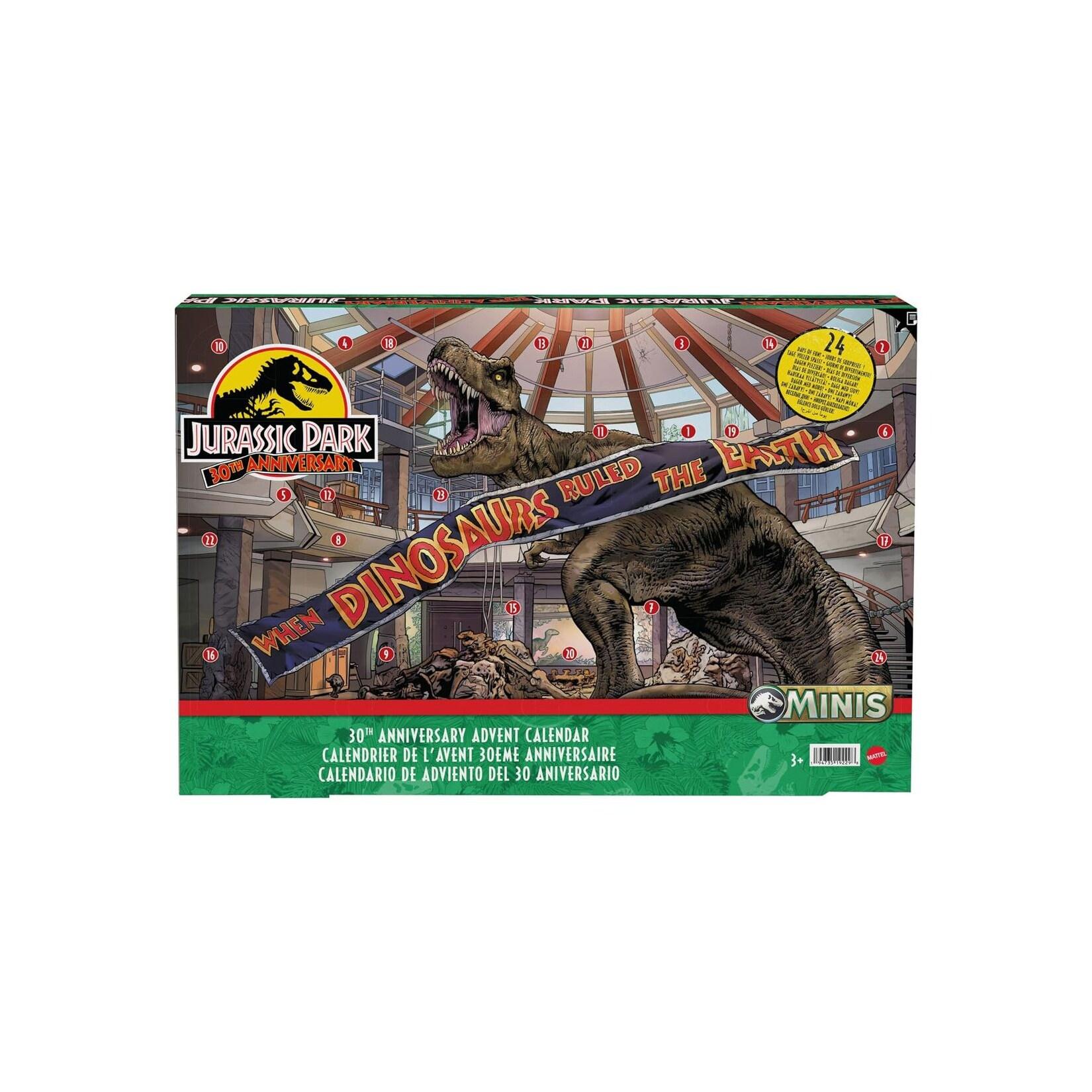 Mattel HTK45 - Jurassic World - Adventskalender, 30. Jubiläum