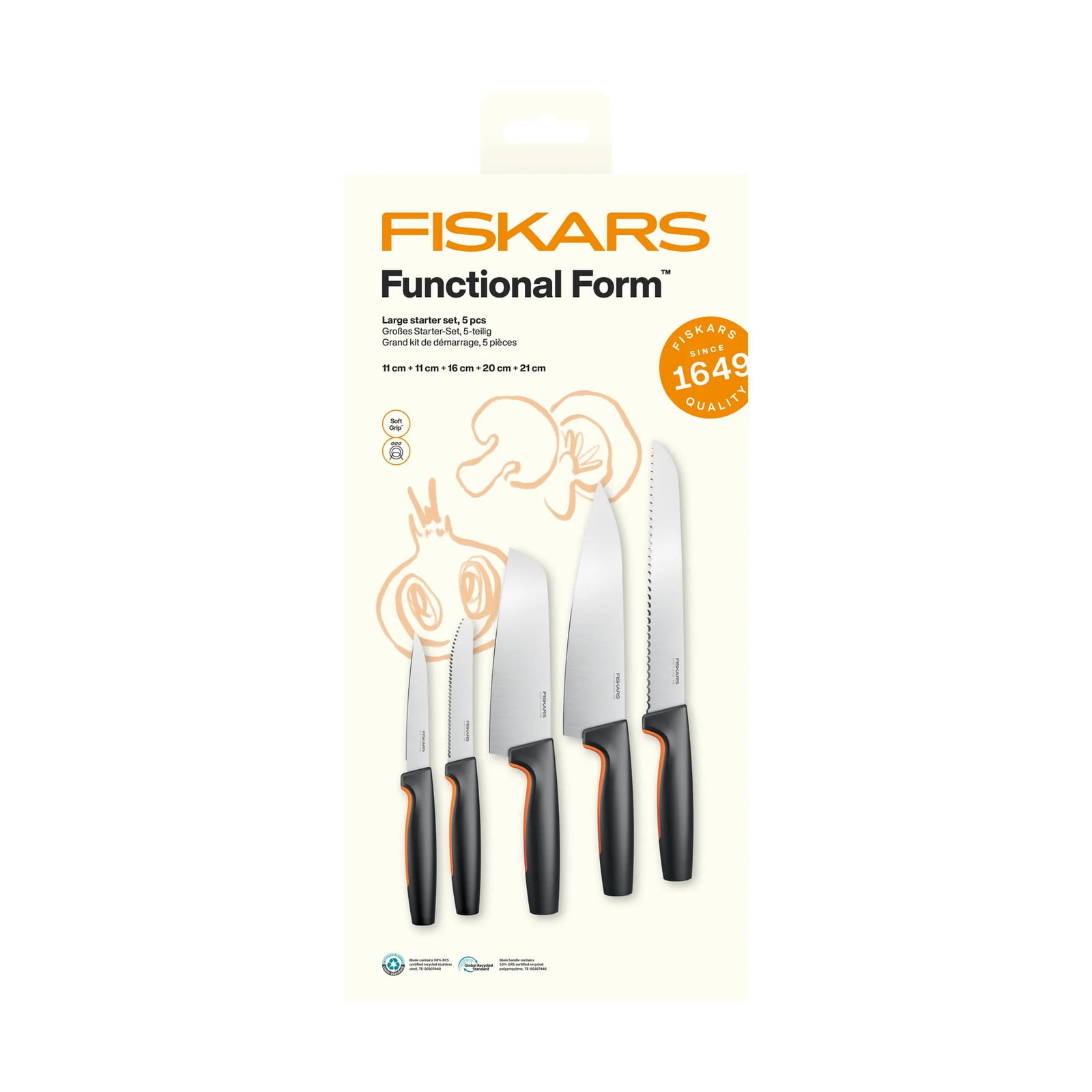 Fiskars Functional Form messenset groot