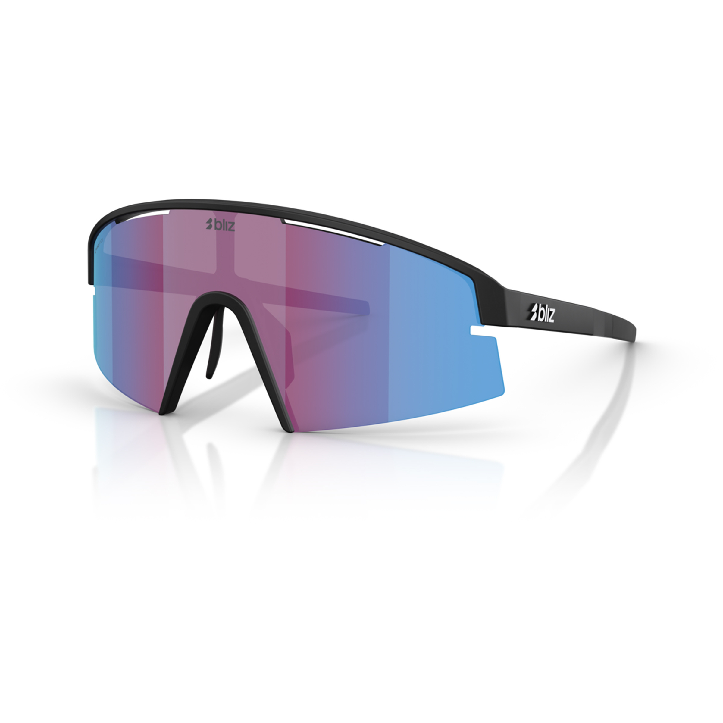 Bliz P006 Sportbrille Sportbrillen & Sportsonnenbrillen black-nano optics violet blue Trekking