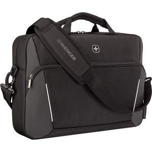 Wenger Laptoptasche XE Compact Brief, 653299, schwarz, recyceltes PET, bis 16 Zoll