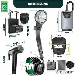 Kesser, Gartendusche, Campingdusche Solardusche