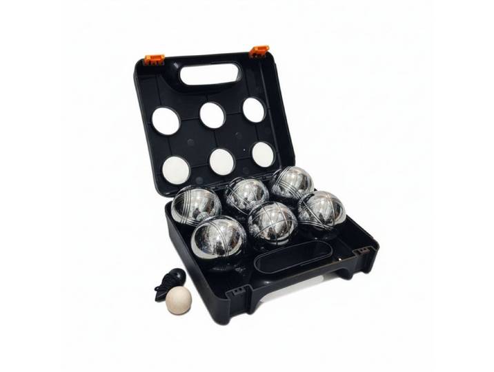 Relaxdays 6 Boule Kugeln im Set