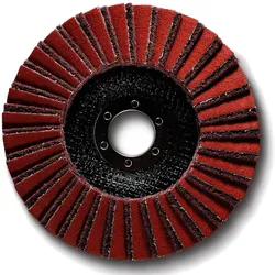 Fein, Schleifmittel, 5x Fächerschleifscheibe 125mm weich