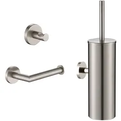 Plieger, Toilettenbürste, Vigo Toilet Set Accessoires - WC -Pinsel - WC Rollhalter - Handtuchhaken - 10 -jährige Garan