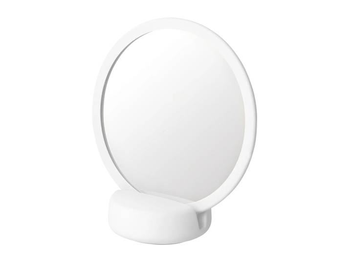 blomus Miroir de table Sono Vanity Ø17 cm Blanc
