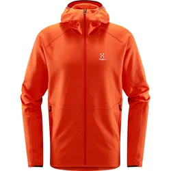Haglöfs Herren Fleecejacke Skuta Hood - M - HABANERO