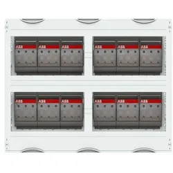 Striebel & John MT337B Sicherungslasttrennschalter-Modul 4RE / BH0, 3FB, inkl. 12 NH00 Trenner 2CPX041298R9999
