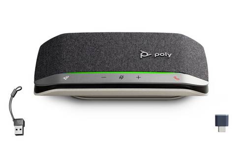 HP Poly Sync 20+ Speakerphone USB-C/A Smart Speaker Schwarz
