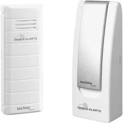 Technoline Mobile-Alerts Starterset, Basis & Temperatursensor, Thermometer + Hygrometer, Weiss