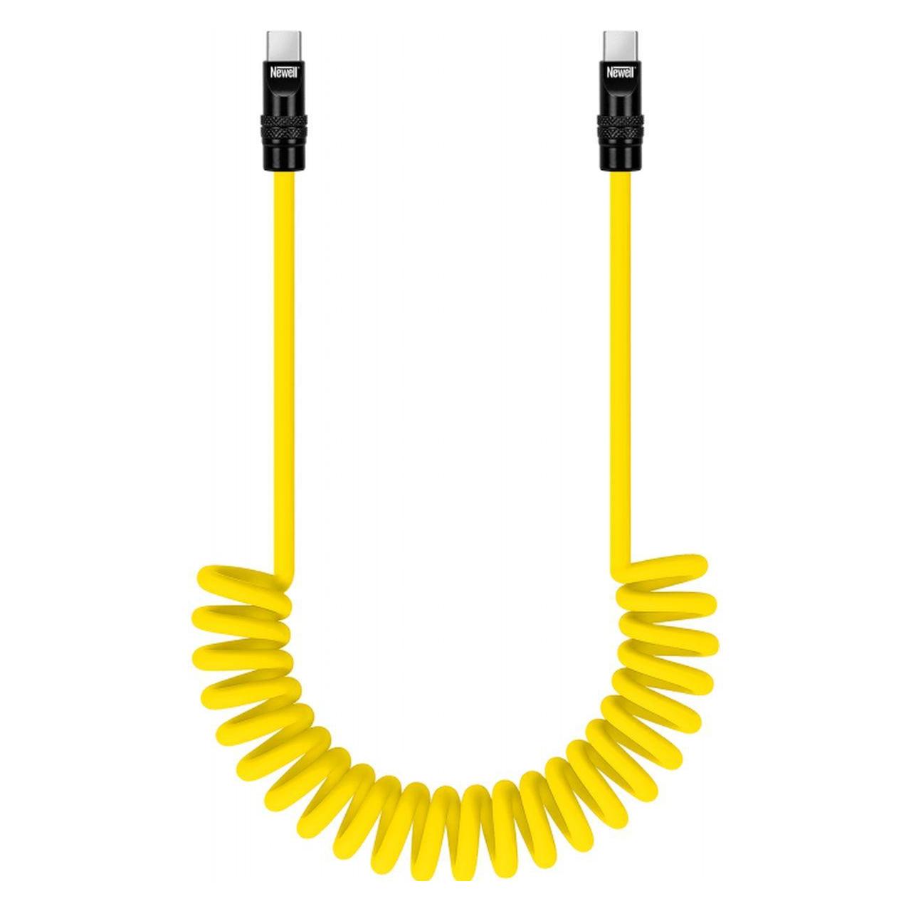 Kabel USB USB-C - USB-C 1.5 m Żółty (NL4992) (1.50 m) (NEWELL)