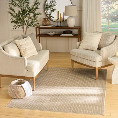 Nourison Washable Charm Indoor only Modern Geometric Area Rug