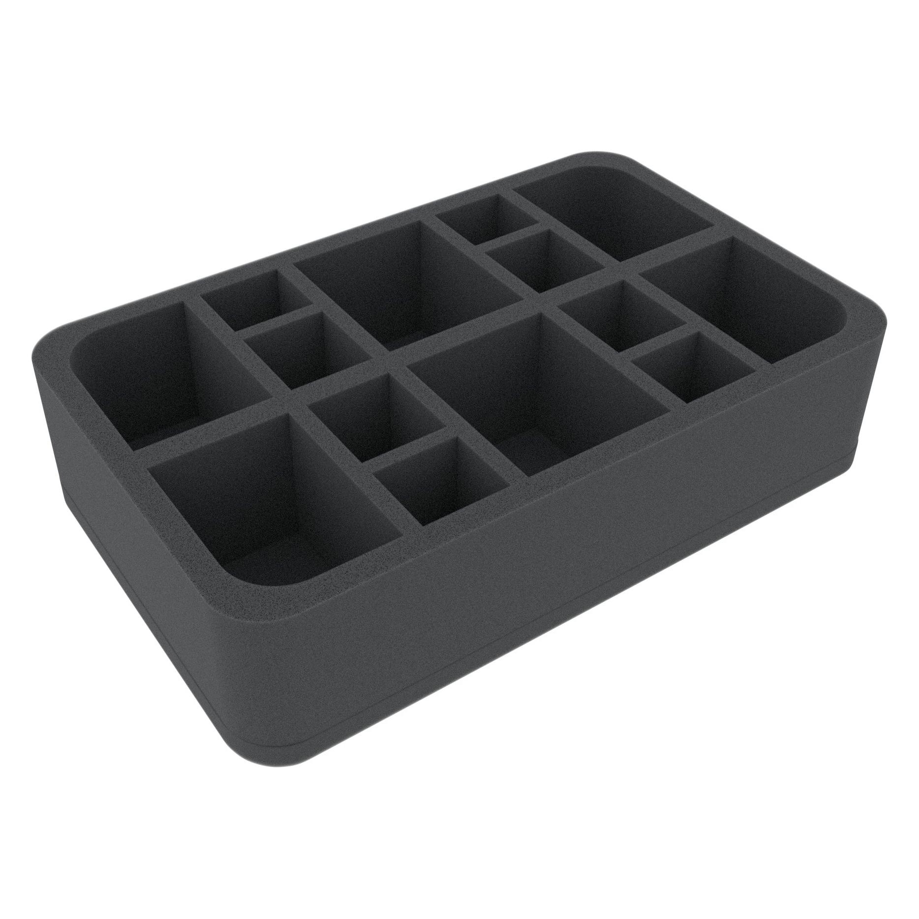 Feldherr HS065A001 - Schaumstoffeinlage für Genestealer Cults - 14 Fächer (Schaumstoff) (HS065A001)