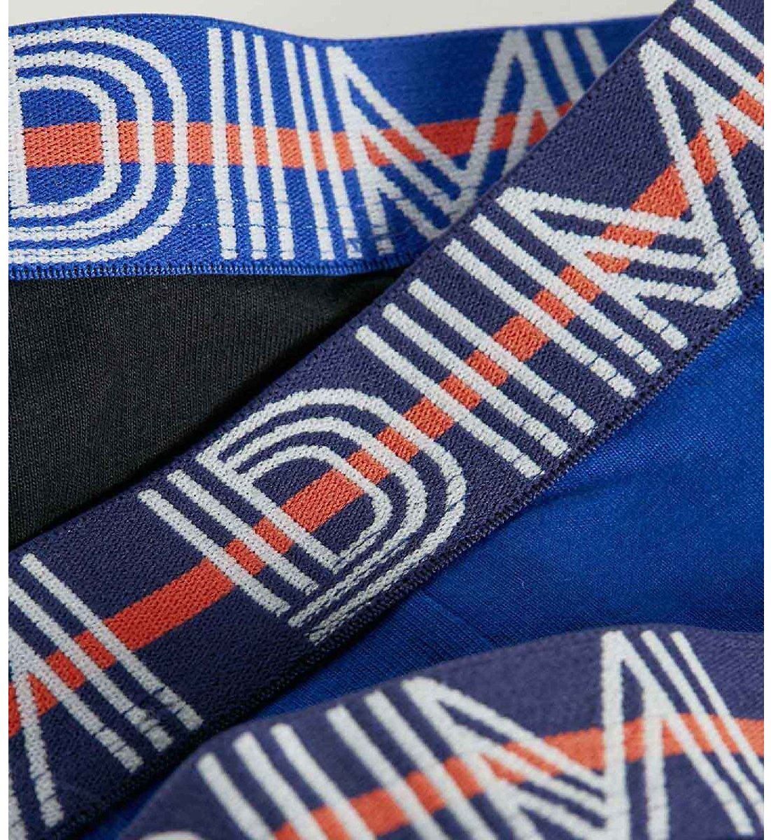 DIM Lot de 6 boxers unis en coton