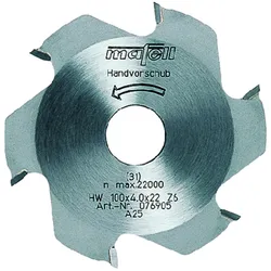 mafell Scheibenfräser 100 x 4 x 22 mm Z 6 hartmetallbestückt - 076905