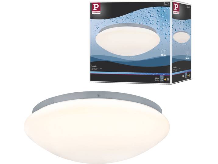 LED-plafondlamp Leonis Schemergestuurde bewegingsmelder (HF) IP44 2700K 780lm 230V 12\,5W Wit