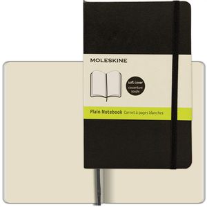 Moleskine Notizbuch Classic Collection Pocket Karton Softcover, schwarz, 96 Blatt / 192 Seiten, 70 g/m², blanko, ca. A6