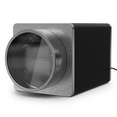 Klarstein TimeSync Uhrenbeweger | 1 Uhr | 5 Modi | 3 Richtungen | vegan | Universalgröße | leise Schwarz / Silber-Metallic