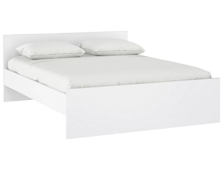 Bett NAIA 180x200cm spanplatte weiss lackiert
