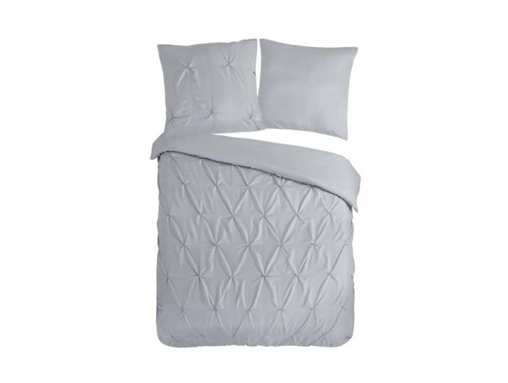 Pure Dekbedovertrek Elegance - Grijs - (135x200 cm) - 100% Polyester