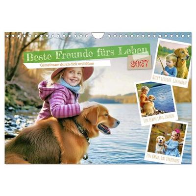 Beste Freunde fürs Leben (Wandkalender 2027 DIN A4 quer), CALVENDO Monatskalender