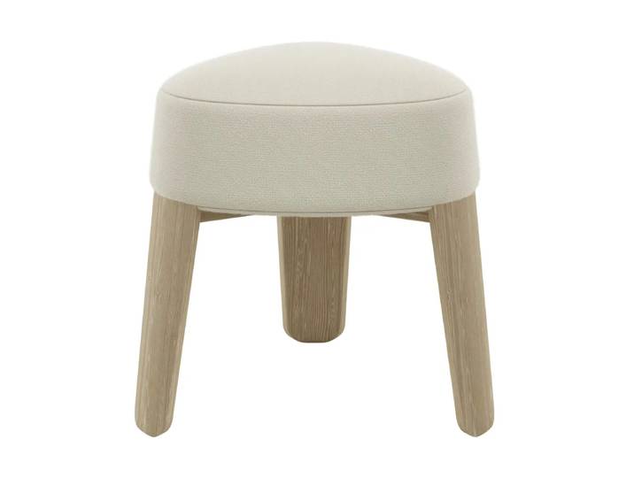 blomus Kuon Hocker Ø47x45 cm Boucla beige