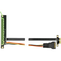Riser Card PCIe x1>x16 mit flexiblem Kabel 80cm