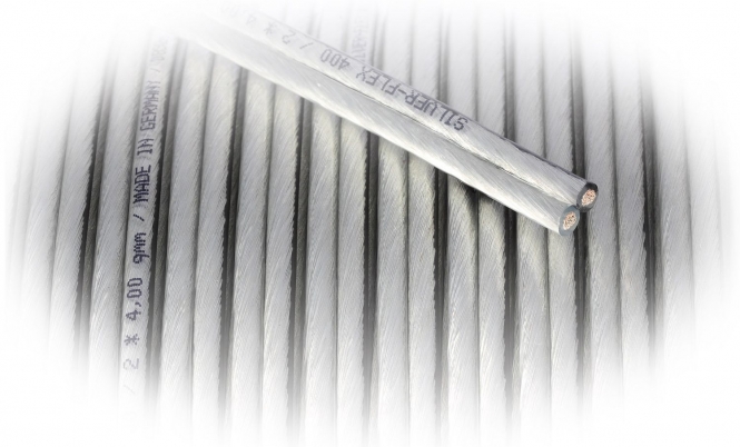 Goldkabel Goldkabel Silver-Flex - Meterpreis - 2,50mm² - 2x2,5mm²