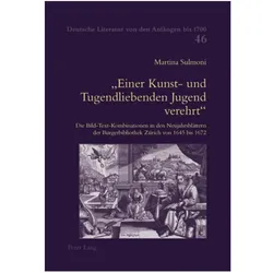 'Einer Kunst- und Tugendliebenden Jugend verehrt', Fachbücher von Martina Sulmoni-Riatsch