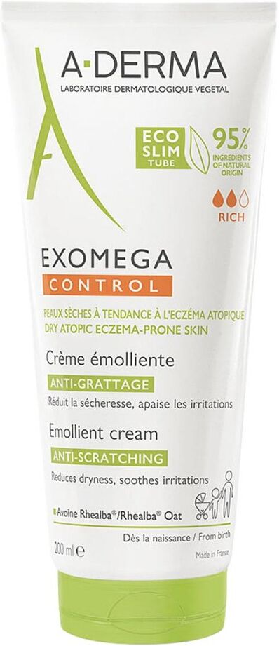 A-Derma Exomega Control Creme Rückfettend 200ml