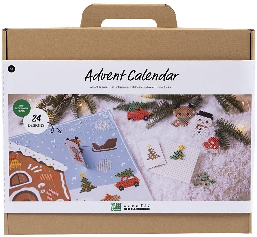 Adventskalender CREATIV COMPANY "Bügelperlen", bunt, Adventskalender, Adventskalender bunt Einheitsgröße