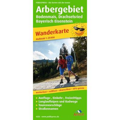 Publicpress Wanderkarte Arbergebiet, Bodenmais, Drachselsried, Bayerisch Eisenstein 1:25.000, Sonstige von , KOMPASS Freytag & Berndt,