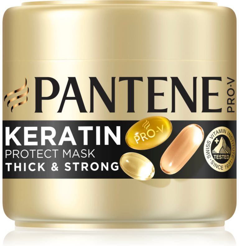 Pantene Pro-V Thick&Strong intensiv hårmaske Med keratin 300 ml