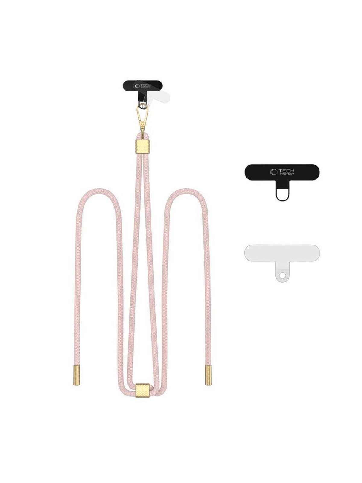 Tech-Protect C2S Rope Crossbody Strap - Pink