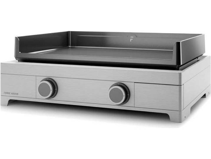 Plancha gaz 7000w plaque fonte émaillée 60x41cm - Forge Adour - MODERN G 60 I -