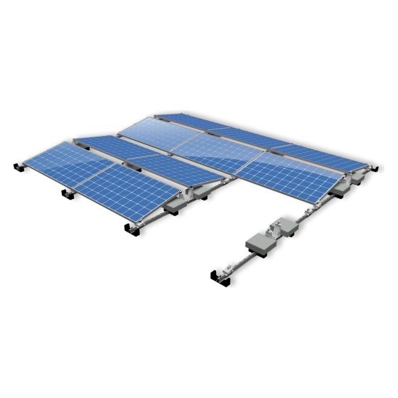 Van der Valk Solar Systems 724660 Vorderfuss mit Mittelklemme Flachdachmontage ValkPro+ L10 (Solaranlage Montagematerial) (724660)